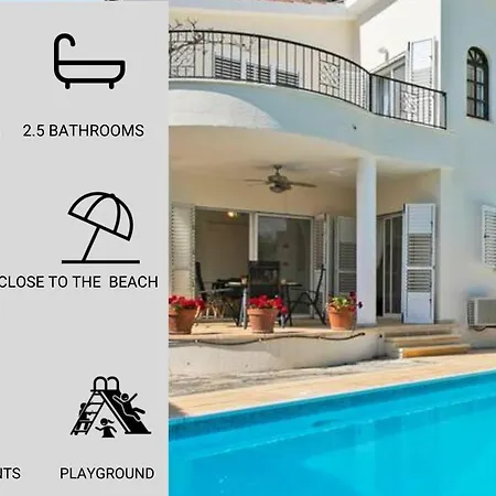 Vella -tranquil Coral Bay Family By The Beach Villa Pégeia